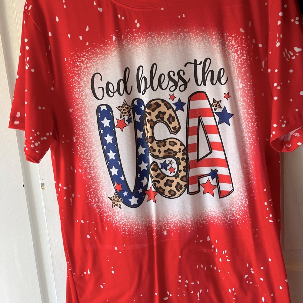 God Bless the USA patriotic T-shirt.